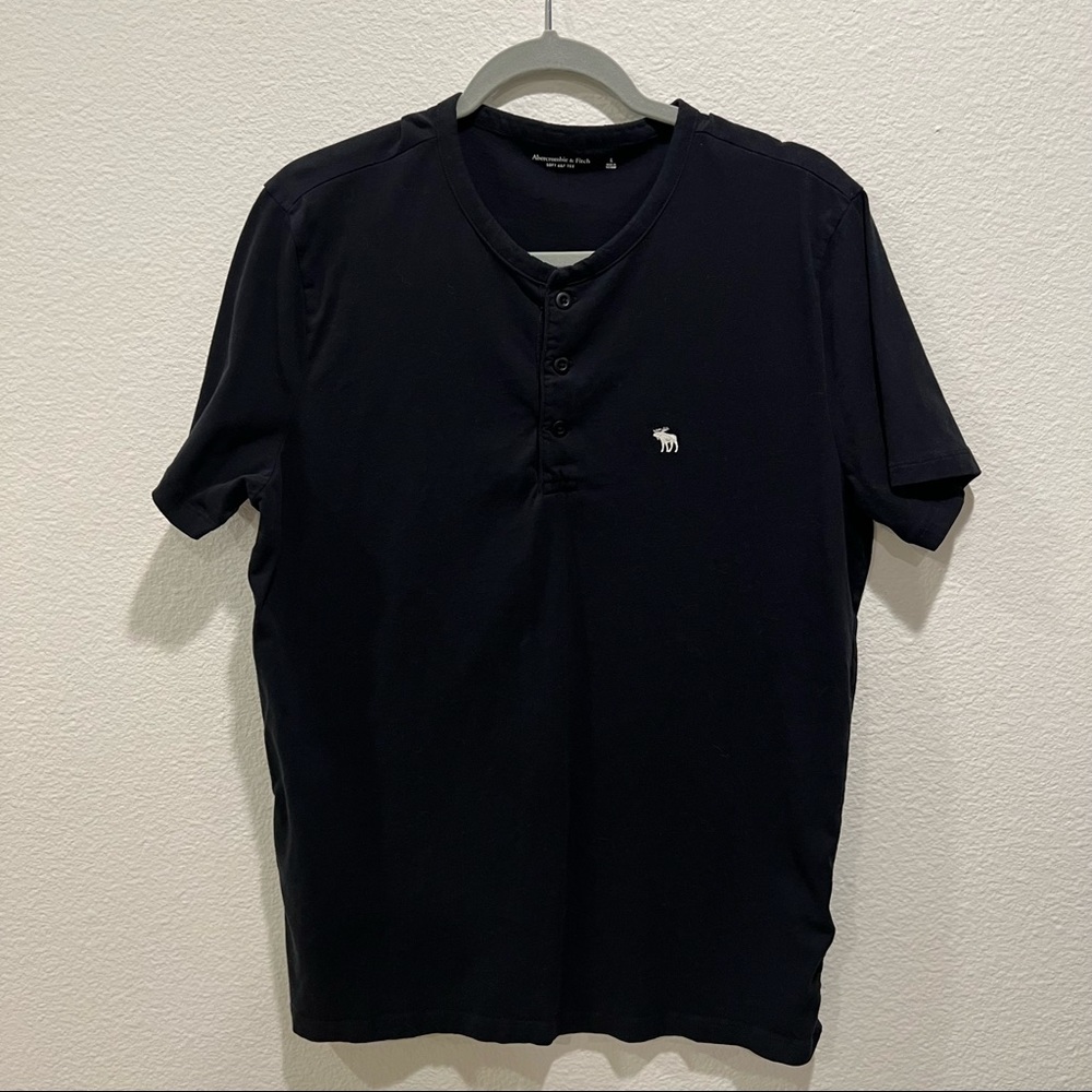 Mens Abercrombie Short Sleeve Icon Henley